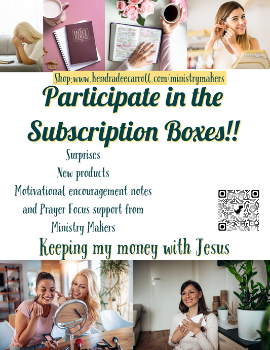 One year- Ministry Makers Surprise subscription boxes
